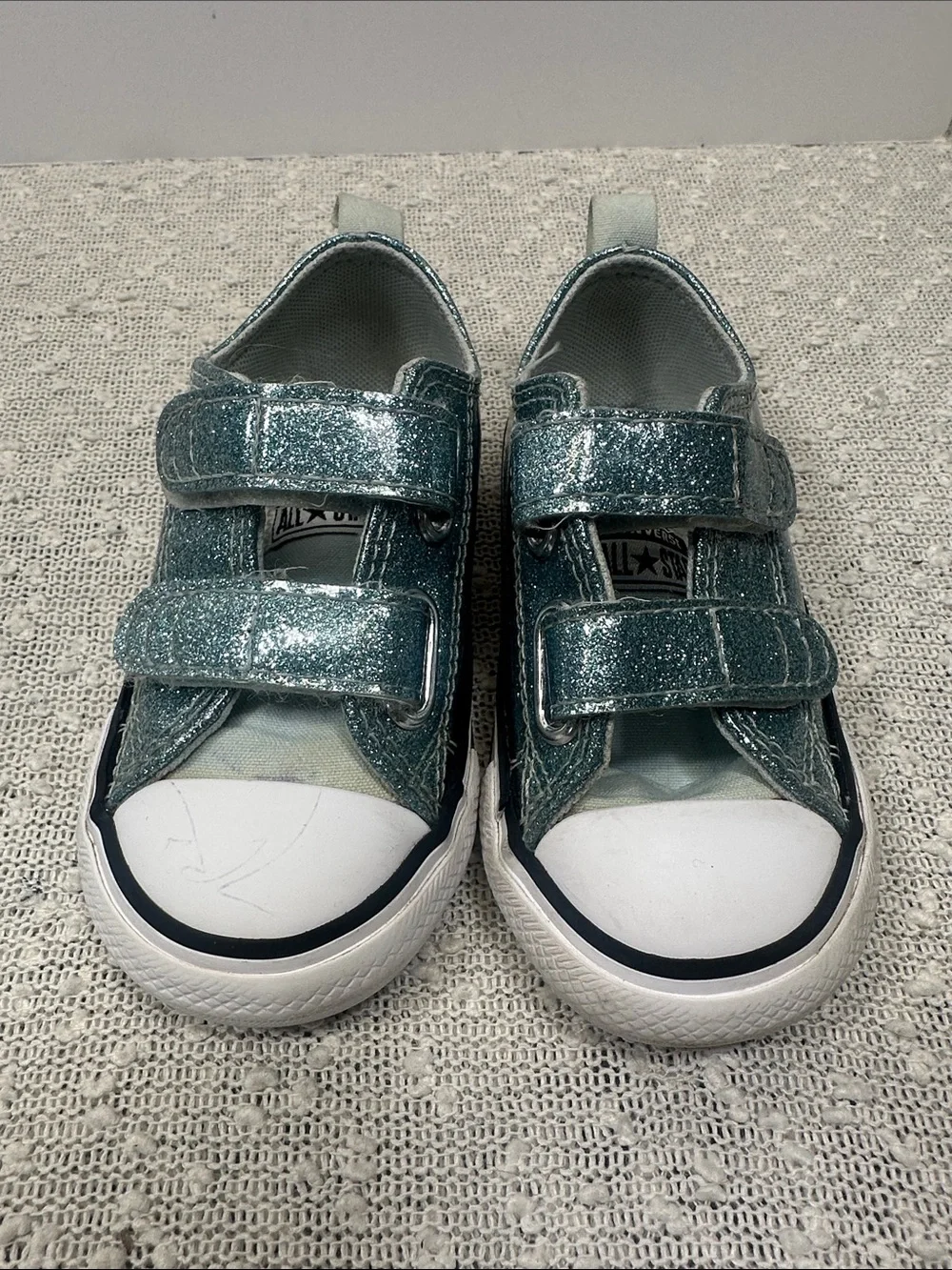 Converse Chuck Taylor All Star Glitter Easy-On Sneakers Shoes Toddler 6